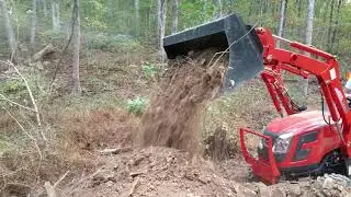 Digging a Pond - 2019 Kioti CK2510 HST