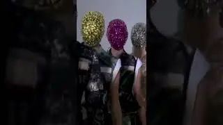 @maisonmargiela crystal masks from the haute couture AW12 collection