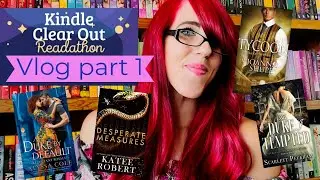 Kindle Clear Out Reading Vlog part one!
