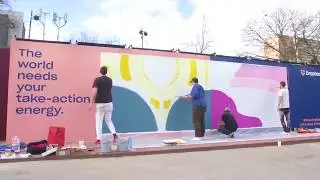 Dropbox Live Mural: Protecting the Environment | Dropbox at SXSW | Dropbox