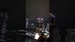 KL skyline view at night!