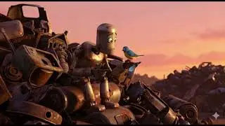 The Lonely Robot & the Little Bird | A Heartwarming Pixar-Style Story