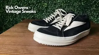 Rick Owens Vintage Sneaks- Quick Look + On Foot