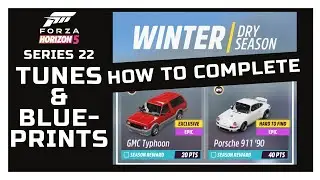 Forza Horizon 5 Series 22 Winter How to Complete Tunes & Blueprints