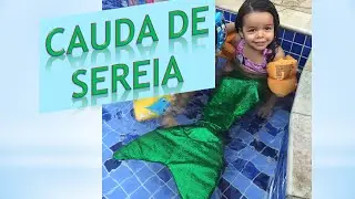 Como Fazer Cauda de Sereia DIY (How to make a mermaid tail)#AliceRegio