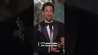 Oscars 2025: Adrien Brody  #oscars #oscars2025 #actor #winner  #best  #moments  #interview #awards