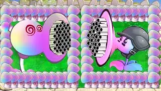 99 Hypno Peashooter X 99 Hypno Gatling Shroom vs Giga Zomboss vs Gargantuar Plants vs Zombies Hack