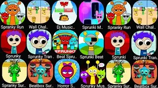 Spranky survival,Wall challenge,Spranky run,Sprunky role,Sprunky monster music,Sprunki transformer