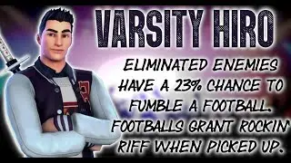VARSITY HIRO // FOOTBALL NINJA! // Fortnite Save The World