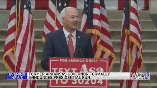 Asa Hutchinson formally launches 2024 campaign in Arkansas