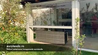 Rulou Transparent Casetat - Cum se montează la Terasă - rulou model Eurotenda