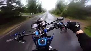 Yamaha dt125r 170 athena wheelies