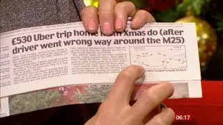Uber journey costs this person hundreds (UK) - BBC News - 24th December 2019