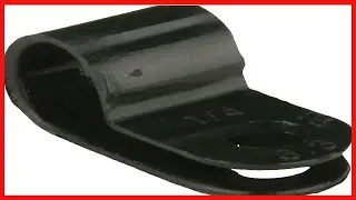 Install Bay BCC1 1 Inch Cable Clamp, Black 100 Pack