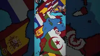 Filling In Small Scale Ocean #minecraft #flags #maps #ocean #geography #world