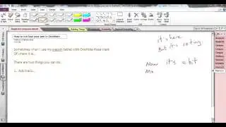 Find lost pen tool in OneNote
