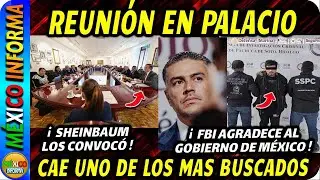 SABADAZO A LA DELINCUENCIA. FBI AGRADECE A MÉXICO. HARFUCH DA LA NOTICIA. REUNIÓN EN PALACIO.