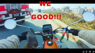 What its like to riding a 31 years old bike on city |