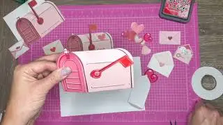 QUICK VALENTINE MAKE USING A FREEBIE, GREAT IN JUNK JOURNALS OR JUST USED AS A VALENTINE CARD