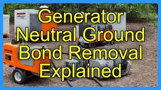 Generator Neutral Ground Bond Removal Explained