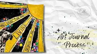 Art Journal Process 'Despite It All' ☀️ Ellen Journals