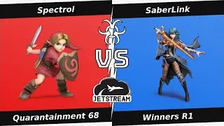 Quarantainment 68 Winners R1 - Spectrol (Young Link) Vs SaberLink (Byleth) - SSBU