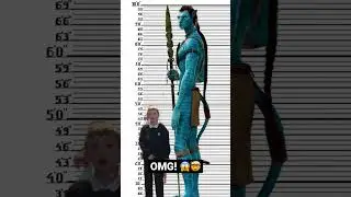 How tall are you compared to AVATAR? #shorts #avatar #cool #height