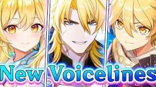 Aether & Lumine NEW Voice lines about VARKA!! Genshin Impact Luna II ft. Paimon