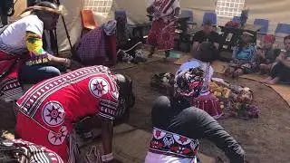 Indigenous healer prayer ceremony