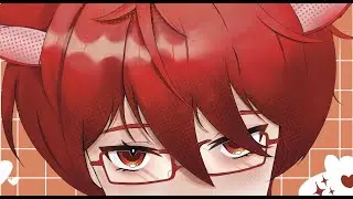 [Speedpaint] Drawing Xandu / XanduIsBored (Because I'm proud of him /parasocial)