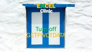 Turn-off GetPivotData