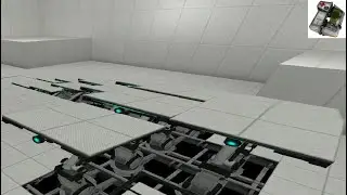 Portal 2: Panel Floor Room Calibration Test ☑️🏃 #Portal #Portal2 #Gaming