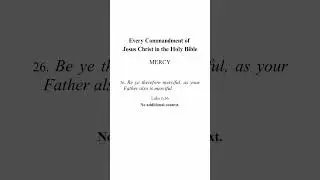 Mercy - FREE Commandments of Jesus Christ Ebook