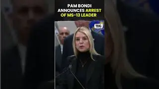 #ms13 | MS-13 Gang Leader Arrested in Virginia, Confirms US Attorney General Pam Bondi #trending
