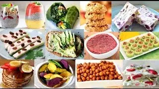 10 RECETAS DE SNACKS SALUDABLES, FACILES, RAPIDOS, CON POCAS CALORIAS Y SUPER RICOS