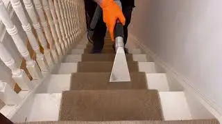 Cleaning the stairs carpets with Prochem Steempro Power Plus 2700, Mr. Sofa Kinsale
