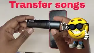 Transfer Songs from Mobile to sony walkmen. 😎😁 🤩