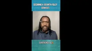 Securing a Job with Foley Services