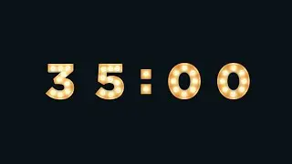 35 MINUTE TIMER 🔔 Gentle Alarm [Ultra HD 4K]