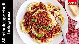 30 minute spaghetti bolognaise
