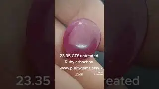 23.35 CTS untreated Ruby cabochon www.puritygems.etsy.com