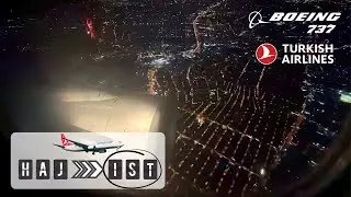 Turkish Airlines landing at Istanbul airport (IST) | Boeing 737-900ER