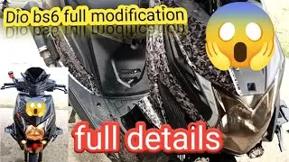 Haw to Dio bs6 modified Dio bs6 modification Dio bs6 sticker modified. #diomodified#modifiecation