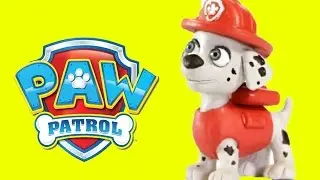 Ellie Learns How to Make DIY Play Doh Art with Paw Patrol Marshall and PJ Masks Romeo