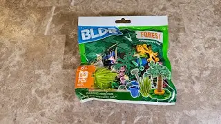 Lego Style BLDR Forest Pack Accessory Set Unboxing and Review