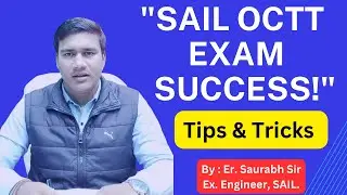 SAIL OCTT RECRUITMENT 2024 | Preparation Strategy | How I had prepared ? | Syllabus| Exam Pattern|