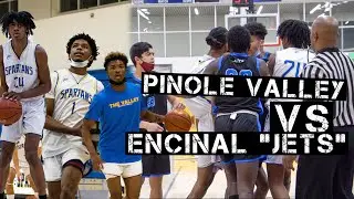 FIGHT BREAKS OUT!!!!!! Pinole Valley vs. Encinal | Full Game Highlights