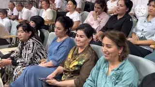 Menejerlik kursi tinglovchilari bilan muloqot