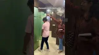 Manager Vs Employee 😂💥 #corporatefun #funnyreels