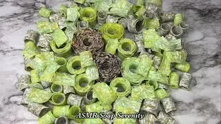 Asmr Soap | 2in1 Video | Soap Roses, Curls,etc. | Part 1 with Starch | Part 2 Soap Roses only